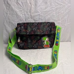 Early 2000’s Vintage Super Nintendo Yoshi Messenger Bag